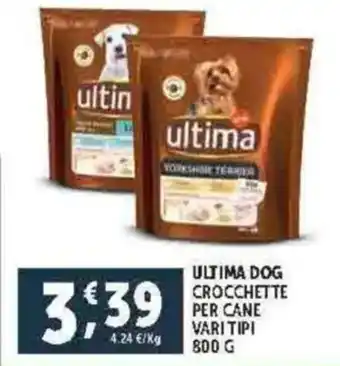 Deco Supermercati Ultima dog crocchette per cane vari tipi offerta