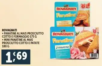 Deco Supermercati Rovagnati panatine al mais prosciutto cotto e formaggio offerta