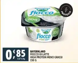 Deco Supermercati Bayernland fiocco di latte high protein meno grassi offerta