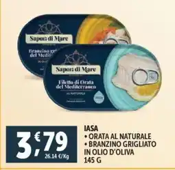 Deco Supermercati Iasa orata al naturale offerta