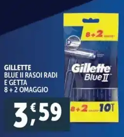 Deco Supermercati Gillette blue ii rasoi radi e getta offerta