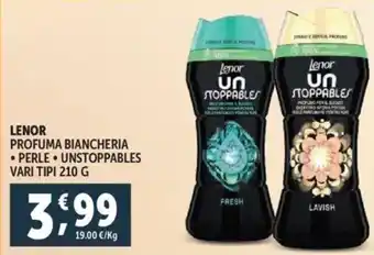 Deco Supermercati Lenor profuma biancheria offerta