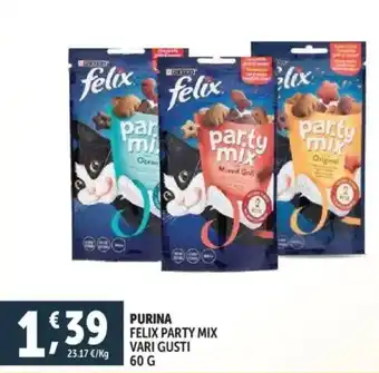 Deco Supermercati Purina felix party mix vari gusti offerta