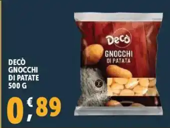 Deco Supermercati Decò gnocchi di patate offerta