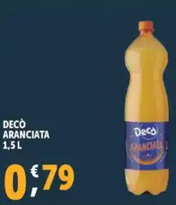 Deco Supermercati Decò aranciata offerta