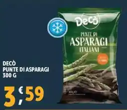 Deco Supermercati Decò punte di asparagi offerta