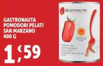 Deco Supermercati Gastronauta pomodori pelati san marzano offerta