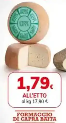 Basko Formaggio di capra baita offerta