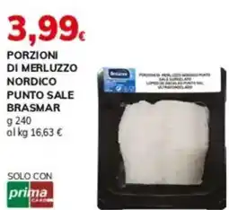 Basko Porzioni di merluzzo nordico punto sale BRASMAR offerta