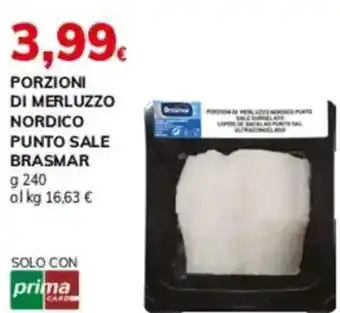 Basko Porzioni di merluzzo nordico punto sale BRASMAR offerta