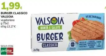 Basko Burger classico VALSOIA offerta