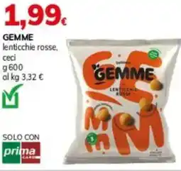 Basko GEMME lenticchie rosse ceci offerta