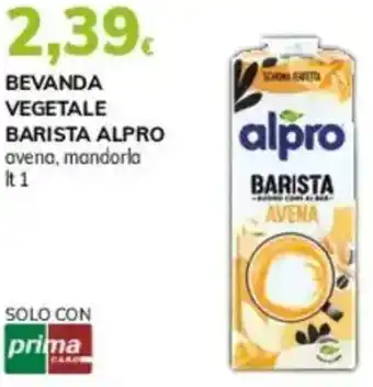 Basko Bevanda vegetale barista ALPRO offerta