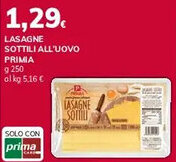 Basko Lasagne sottili all'uovo PRIMIA offerta