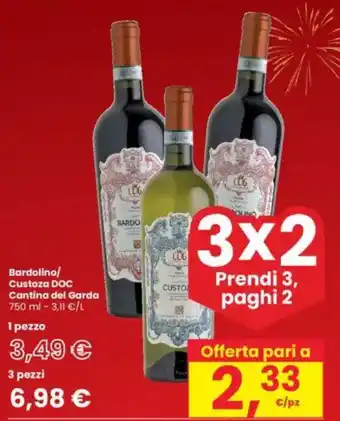 Interspar Bardolino/ Custoza DOC Cantina del Garda offerta