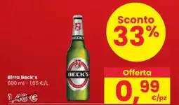 Interspar Birra Beck's offerta