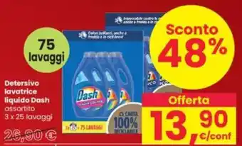 Interspar Detersivo lavatrice liquido Dash offerta