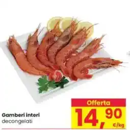 Interspar Gamberi interi decongelati offerta