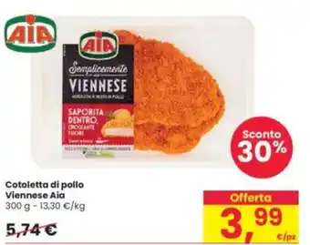 Interspar Cotoletta di pollo Viennese Aia offerta