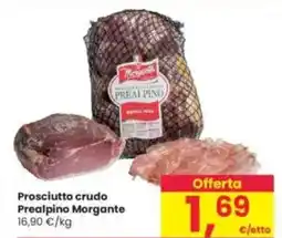 Interspar Prosciutto crudo Prealpino Morgante offerta