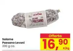 Interspar Salame Paesano Levoni offerta