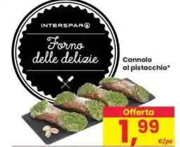 Interspar Cannolo al pistacchio offerta