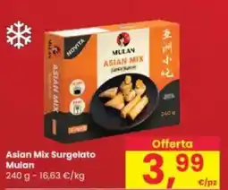 Interspar Asian Mix Surgelato Mulan offerta