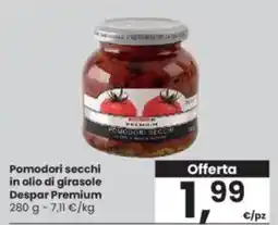 Interspar Pomodori secchi in olio di girasole Despar Premium offerta