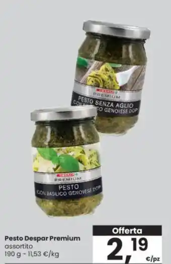 Interspar Pesto Despar Premium offerta