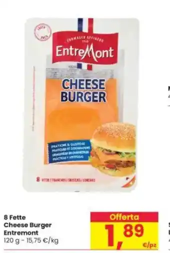 Interspar 8 Fette Cheese Burger Entremont offerta