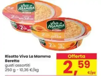 Interspar Risotto Viva La Mamma Beretta offerta