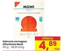 Interspar Salmone norvegese affumicato Mowi offerta