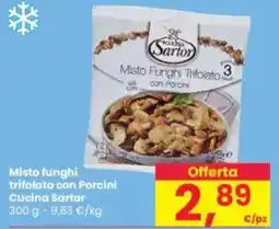 Interspar Misto funghi trifolato con Porcini Cucina Sartor offerta