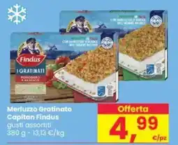 Interspar Merluzzo Gratinato Capitan Findus offerta