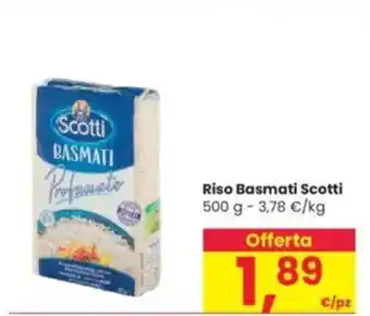 Interspar Riso Basmati Scotti offerta