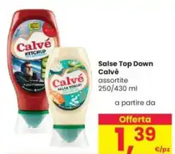 Interspar Salse Top Down Calvé offerta