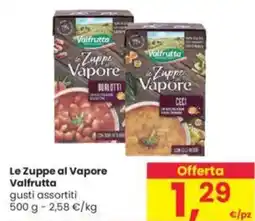 Interspar Le Zuppe al Vapore Valfrutta offerta