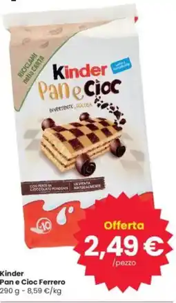 Interspar Kinder Pan e Cioc Ferrero offerta