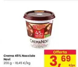 Interspar Crema 45% Nocciole Novi offerta