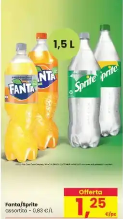 Interspar Fanta/Sprite assortita offerta