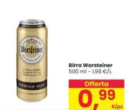 Interspar Birra Warsteiner offerta