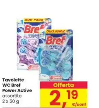 Interspar Tavolette WC Bref Power Active offerta