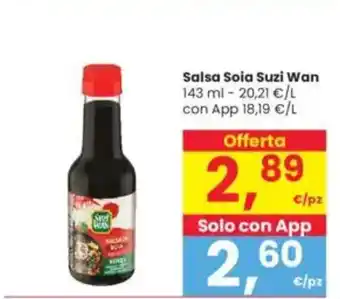 Interspar Salsa Soia Suzi Wan offerta