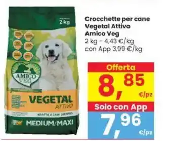 Interspar Crocchette per cane Vegetal Attivo Amico Veg offerta