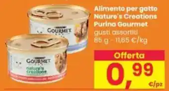 Interspar Alimento per gatto Nature's Creations Purina Gourmet offerta