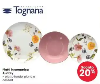 Interspar Tognana Piatti in ceramica Audrey offerta