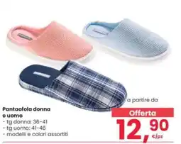 Interspar Pantaofola donna o uomo offerta