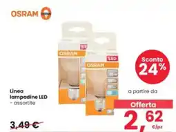 Interspar Linea lampadine LED offerta