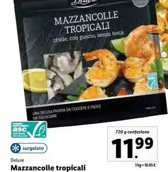Lidl Mazzancolle offerta
