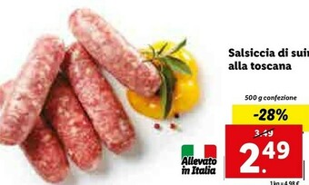 Lidl Salsicce offerta